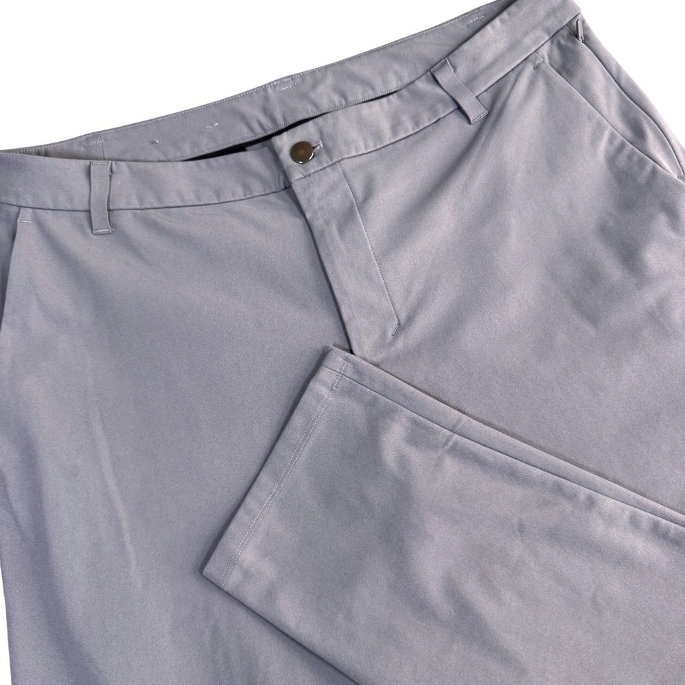Lululemon Commission Pant Men 36 Grey Slim Fit Performance Chino Trousers 36x29